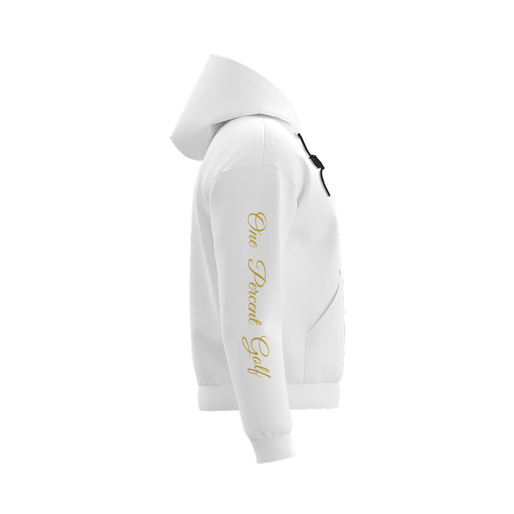 OPG - Unisex Fleece-Lined Pocket Hoodie - Script W/G