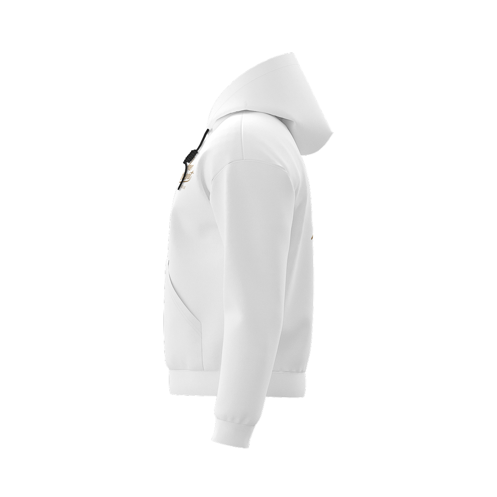 OPG - Unisex Fleece-Lined Pocket Hoodie - Script W/G