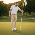 OPG - Pattern Polo  W/G - Men's Slim Fit Short-Sleeve Polo Shirt-Heavyweight 225g