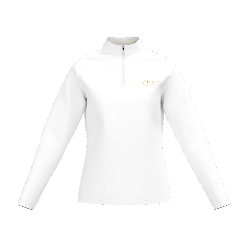 Women's Long Sleeve Quarter Zip - Precision Luxe W/G