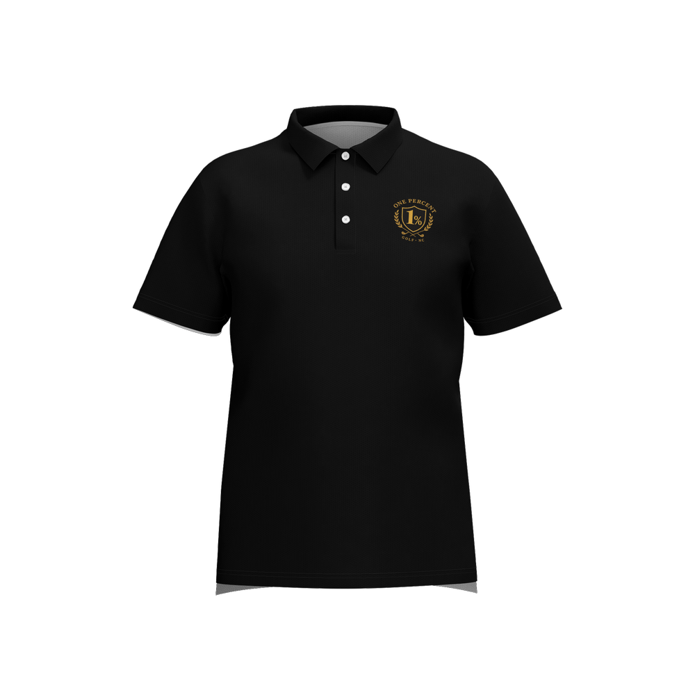 Men's Performance Mesh Sports Polo Shirt - Schoolboy B/G