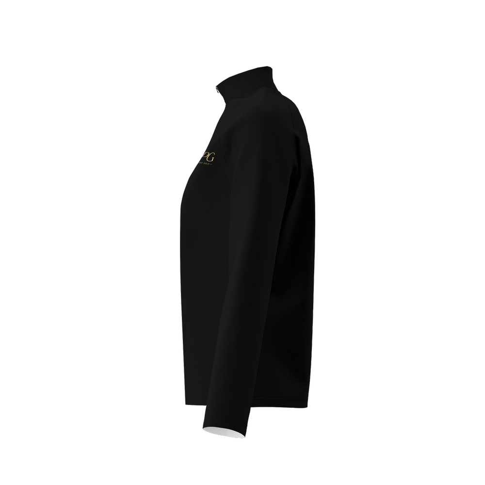 Women's Long Sleeve Quarter Zip - Precision Luxe B/G